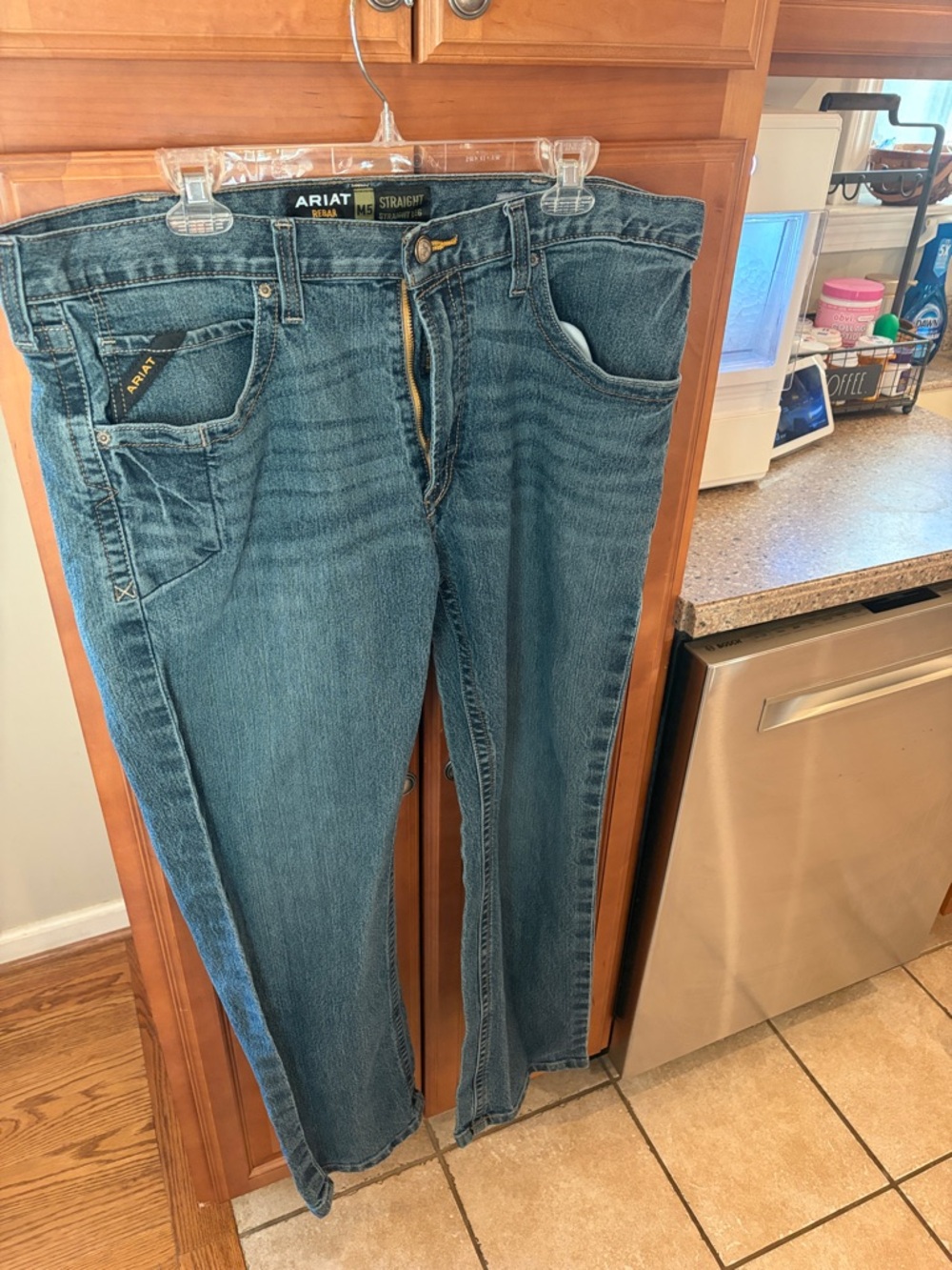 Ariat Classic Straight-Leg Denim Jeans in Blue